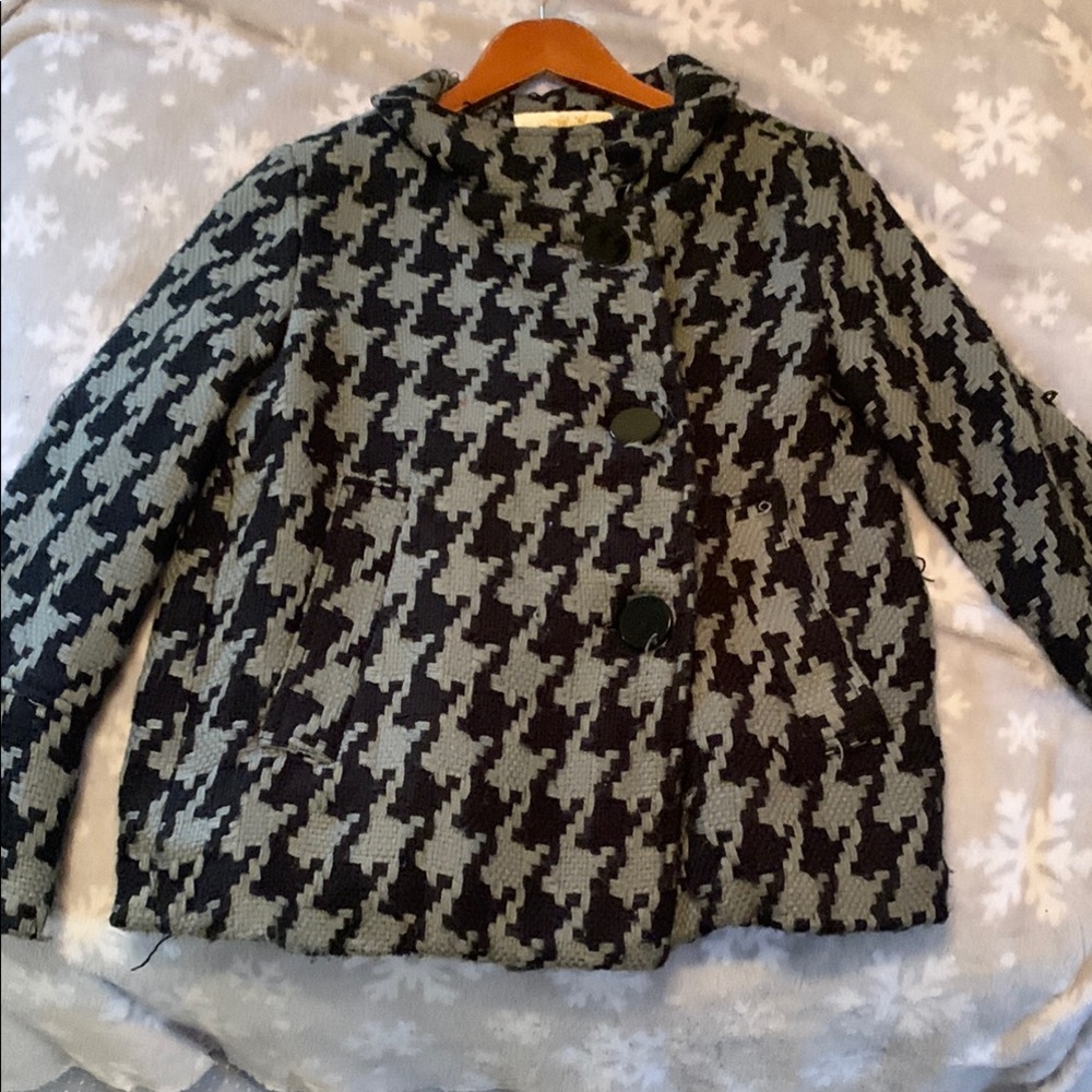 Wet Seal Houndstooth Jacket